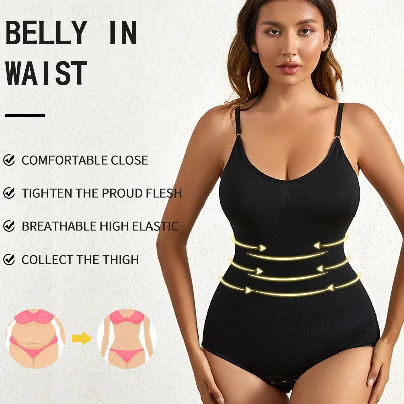 Women's Seamless Tummy Control Shapewear Bodysuit