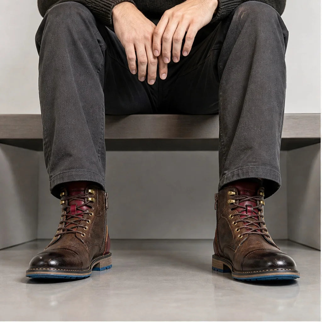 Men's Comfortable Retro Ankle Boots