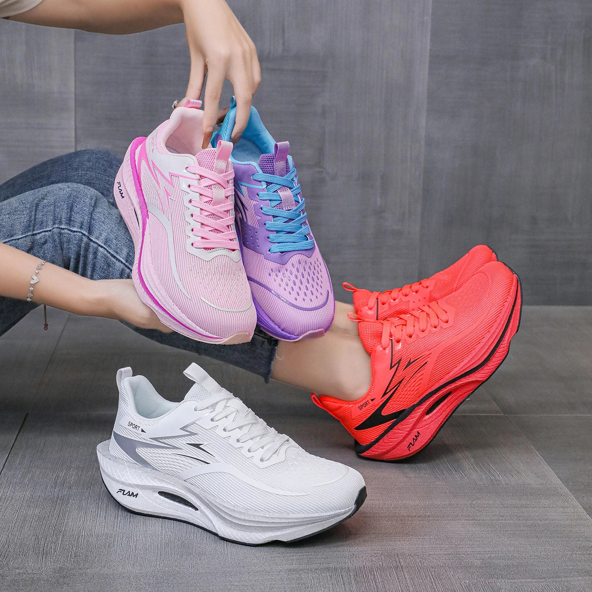 Women's Lightweight Running Shoes with Cushioning