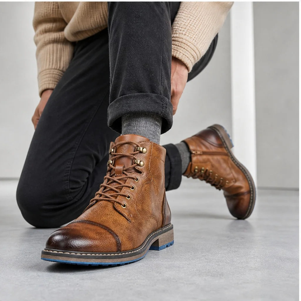 Men's Comfortable Retro Ankle Boots