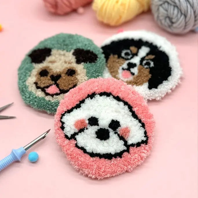 Punch Needle Coaster Kit