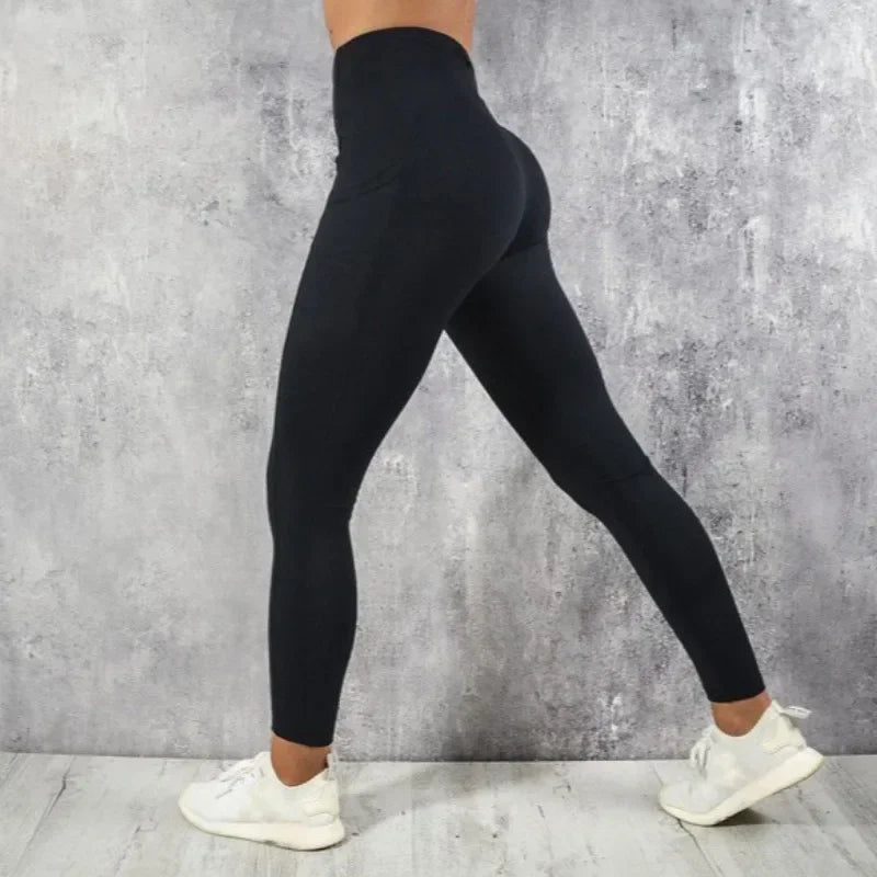 Women's High Waist Yoga Leggings with Pockets