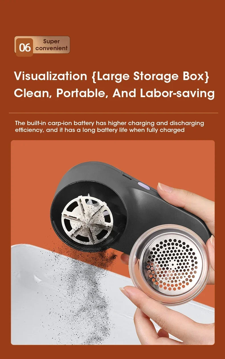 USB Rechargeable Electric Lint Remover for Clothes