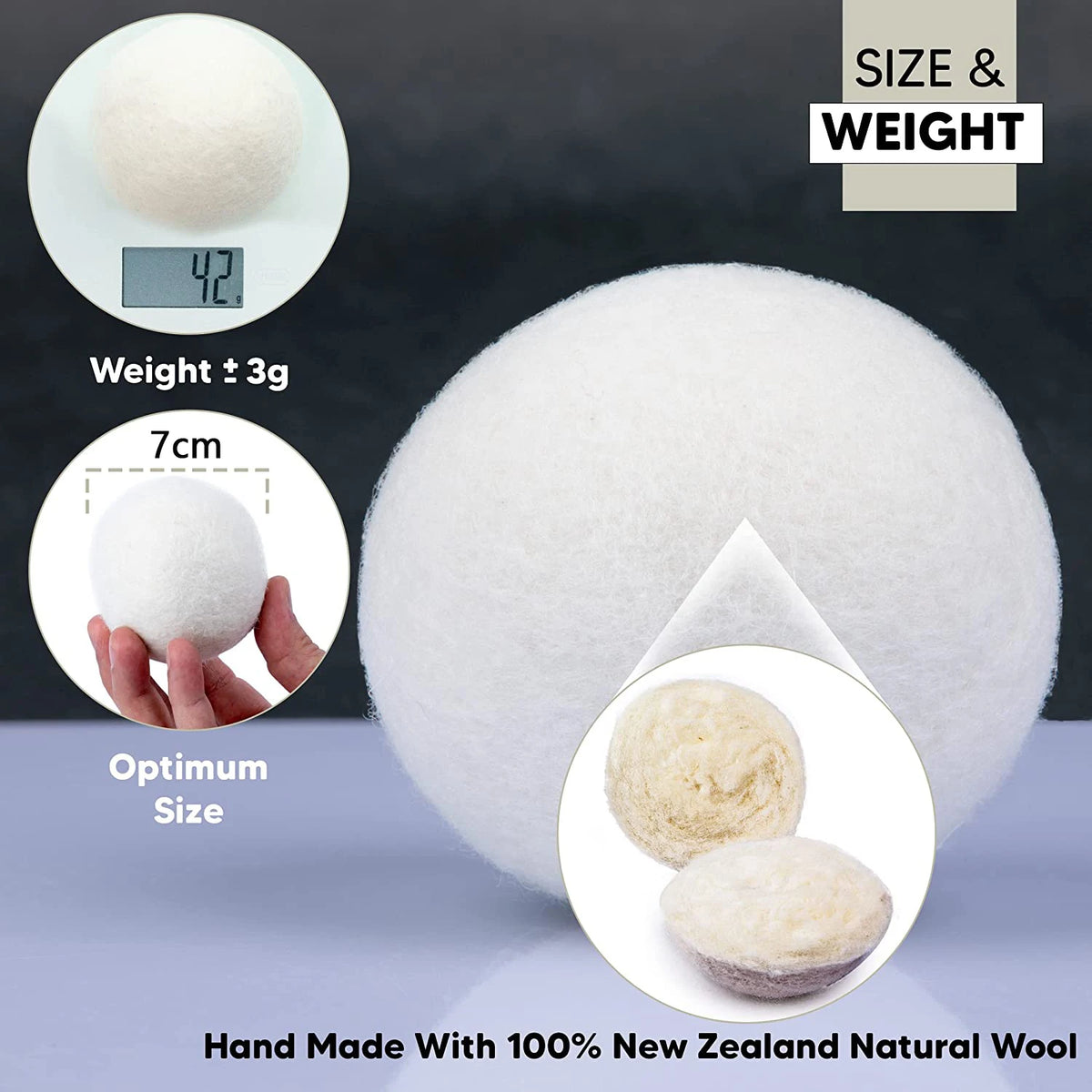 WoolDry Premium Wool Dryer Balls