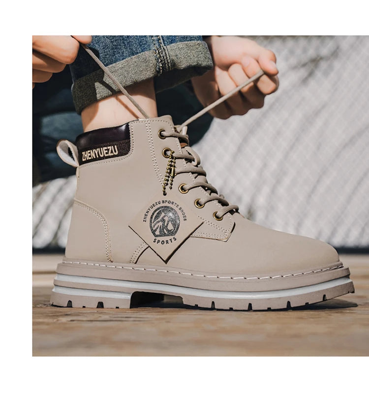 Men's Retro Short Boots