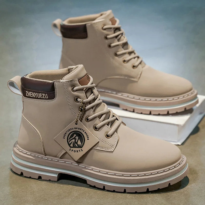 Men's Retro Short Boots
