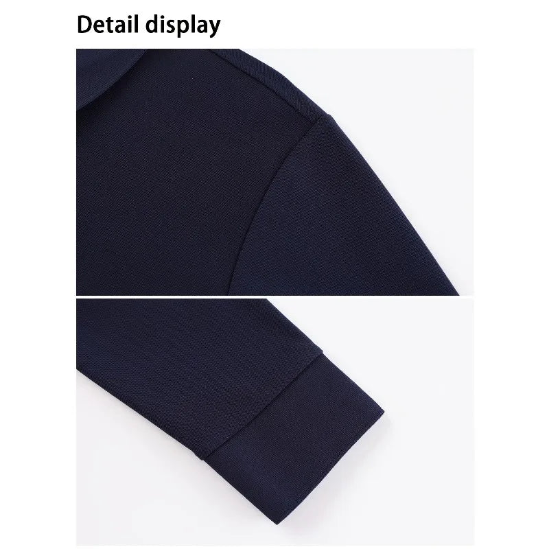 Men's Relaxed Fit Long-Sleeve Polo Shirt