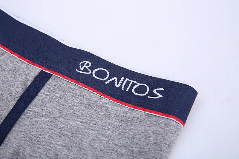 Men's Cotton Boxer Briefs, 4-Pack — Soft Letter-Waistband Underwear