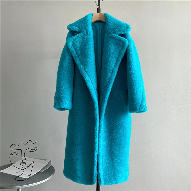 Women's Long Teddy Winter Coat