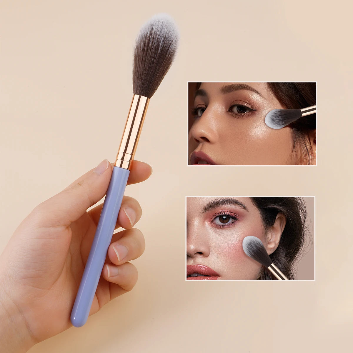 Professional Blush & Highlight Brush Set