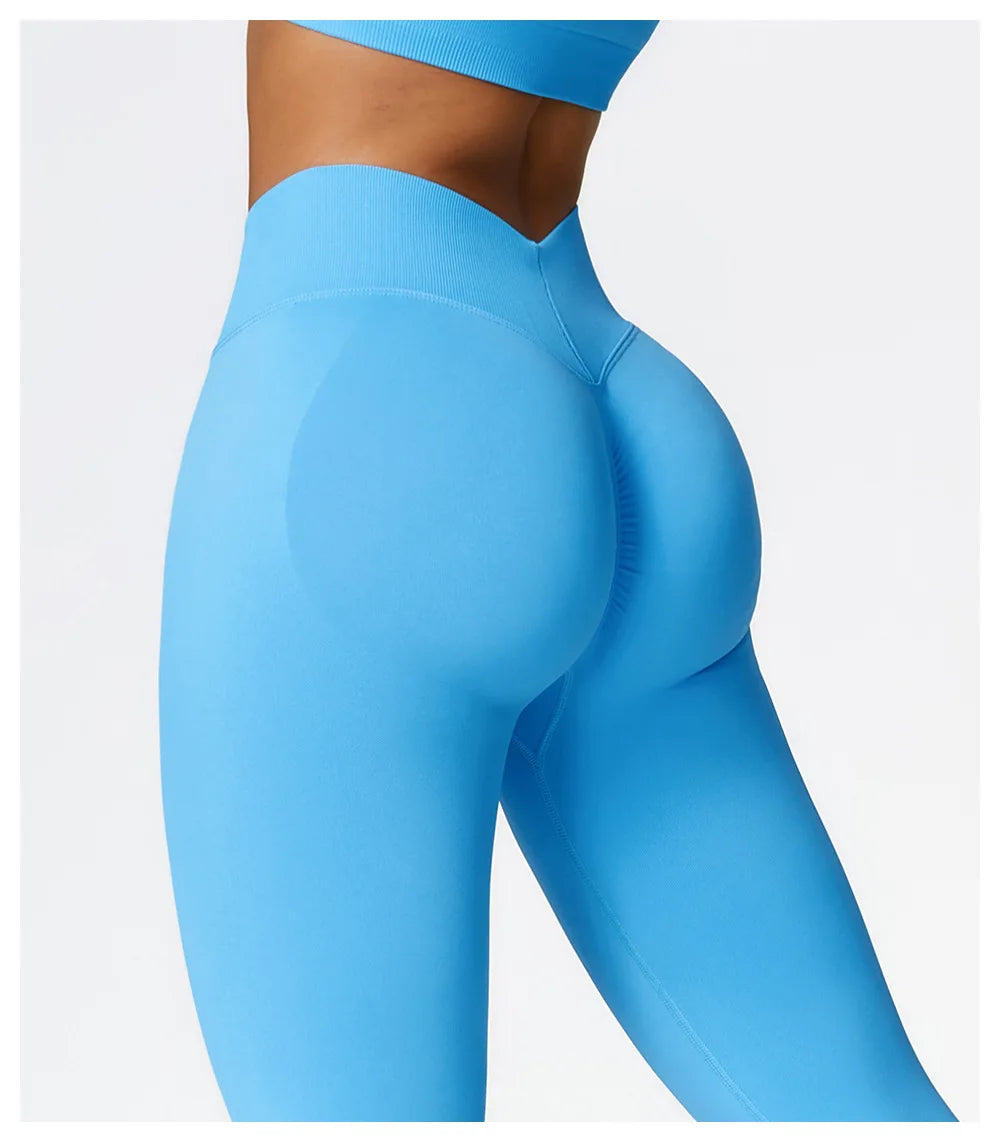 ScrunchCurve V-Back High-Waist Workout Leggings