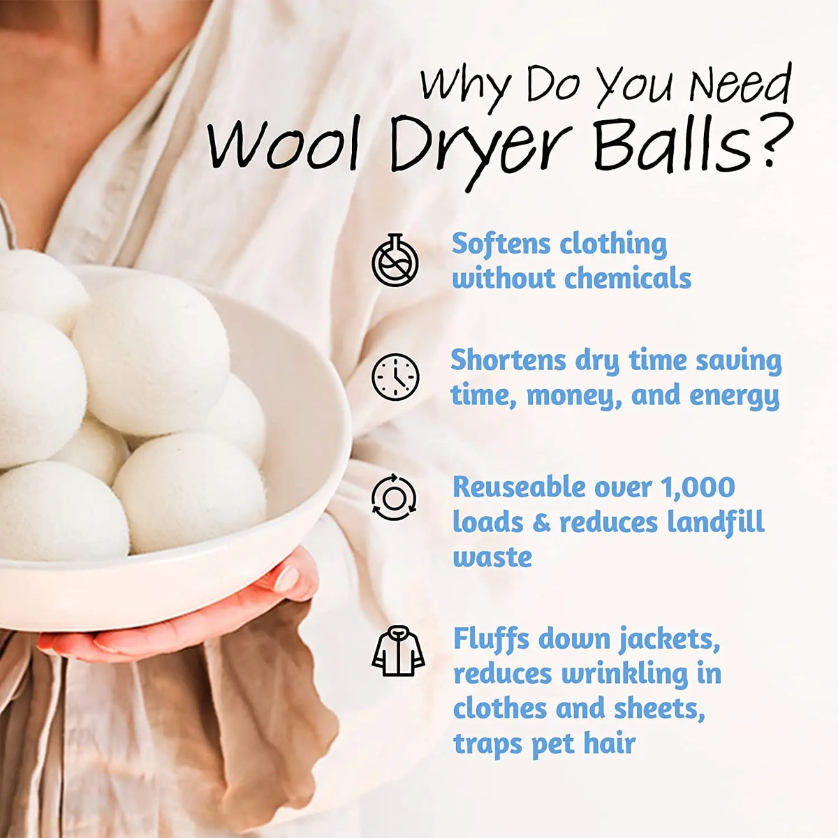 WoolDry Premium Wool Dryer Balls