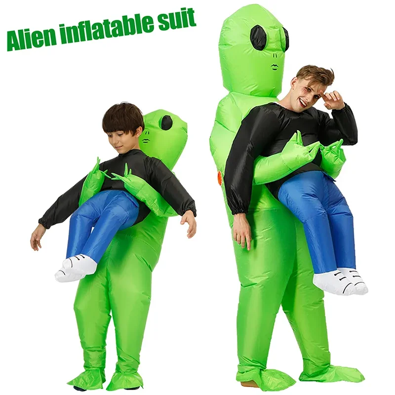 Inflatable Alien Costume – Funny Blow-Up Halloween Costume for Kids