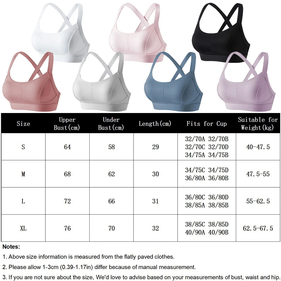 Women's High Impact Padded Sports Bra