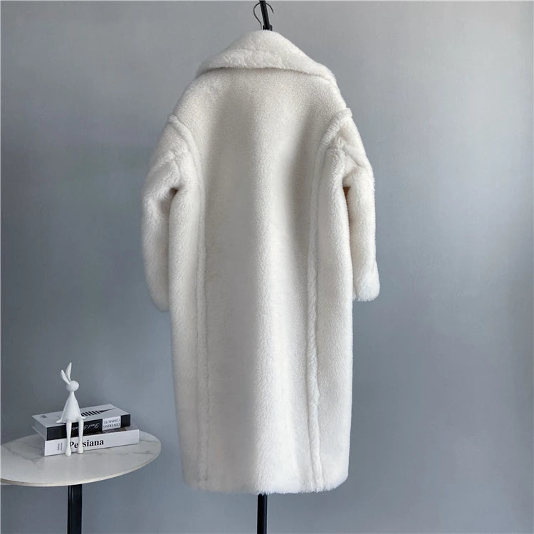 Women's Long Teddy Winter Coat