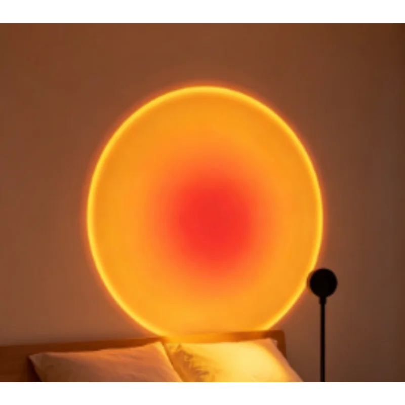 Solara Sunset Projection Lamp – USB Mood Light with 360° Rotation