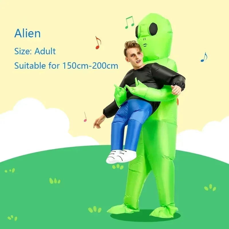 Inflatable Alien Costume – Funny Blow-Up Halloween Costume for Kids
