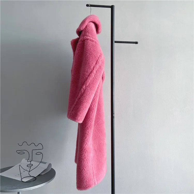 Women's Long Teddy Winter Coat