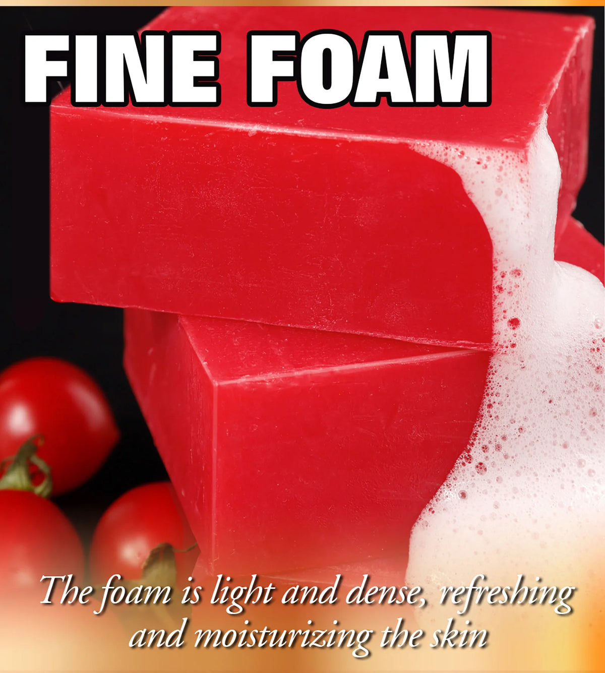 Organic Tomato Soap Bar — Deep Cleanse, Exfoliate & Moisturize