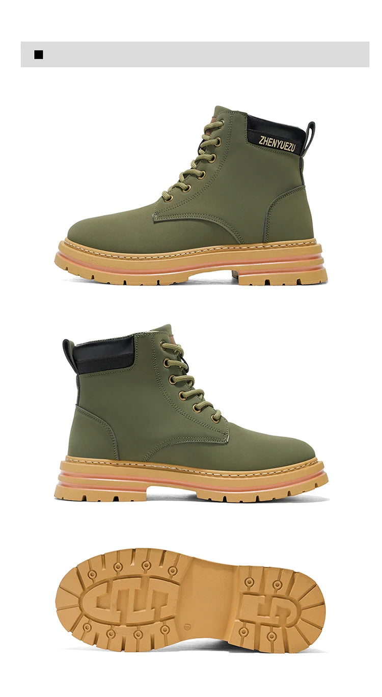 Men's Retro Short Boots