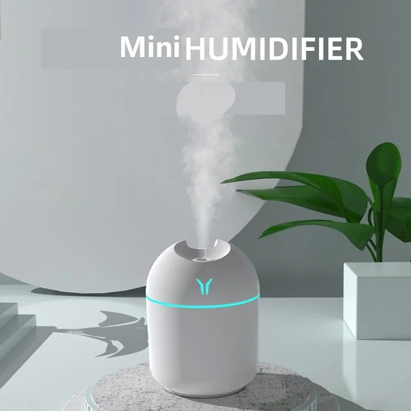 MistPure 250ML USB Mini Humidifier – Ultrasonic Cool Mist Diffuser
