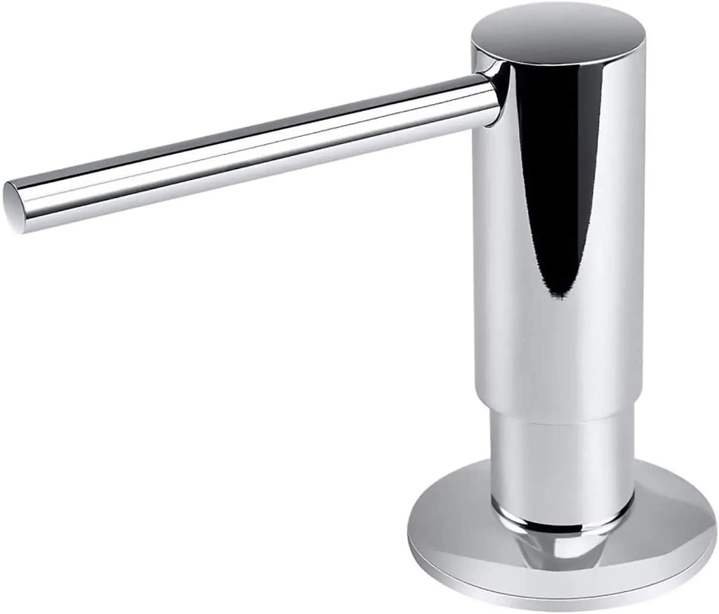 Matte Black Liquid Soap Dispenser with Brass Pump, 500ml