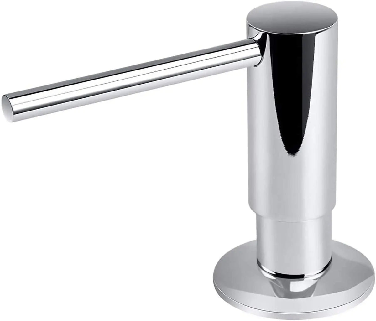 Matte Black Liquid Soap Dispenser with Brass Pump, 500ml
